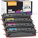 Produktbild BunToner 207A mit chip kompatibel für HP 207A Toner für HP Color Laserjet Pro MFP M283fdw Toner, HP Color Laserjet Pro M255dw