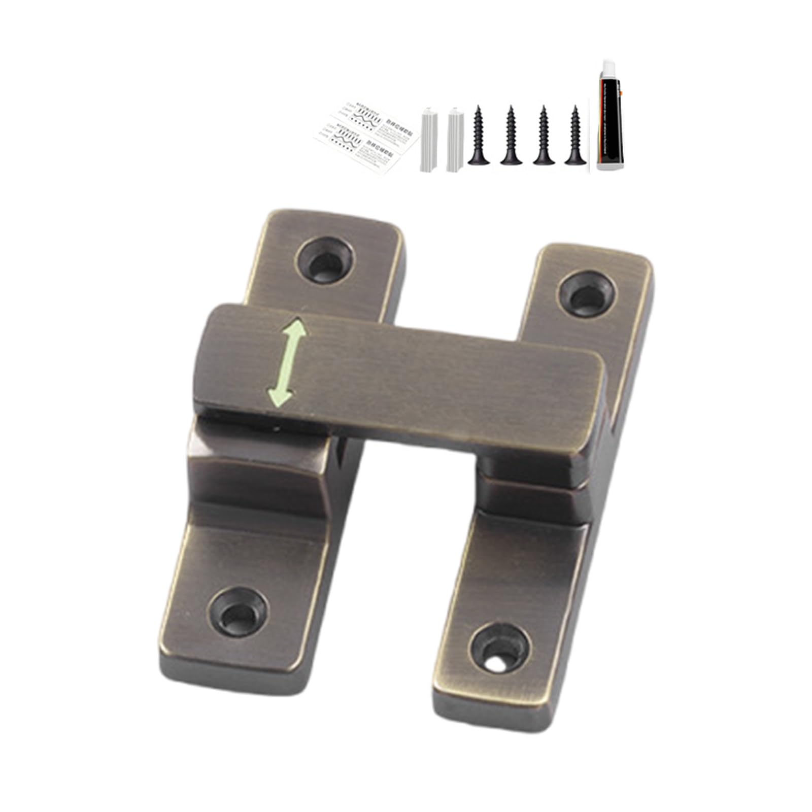 Tertioi S Zinc Alloy Inverted Door 90/180 Degree Liding Anti-Theft Barn Hardware Lide Barn