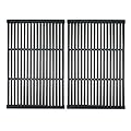 BBQration 2-Pack 19" x 12 1/2" Each CIF666B Cast Iron Cooking Grid for Brinkmann 810-2310-0, 810-2310-1, for Charbroil and for Charmglow Grills, Set of 2