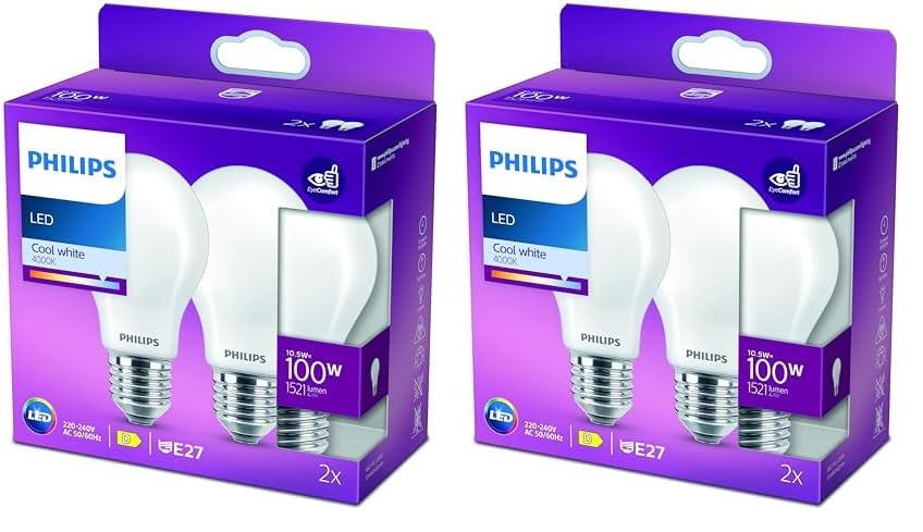 Luce immediata all'accensione; lampadina non dimmerabile
