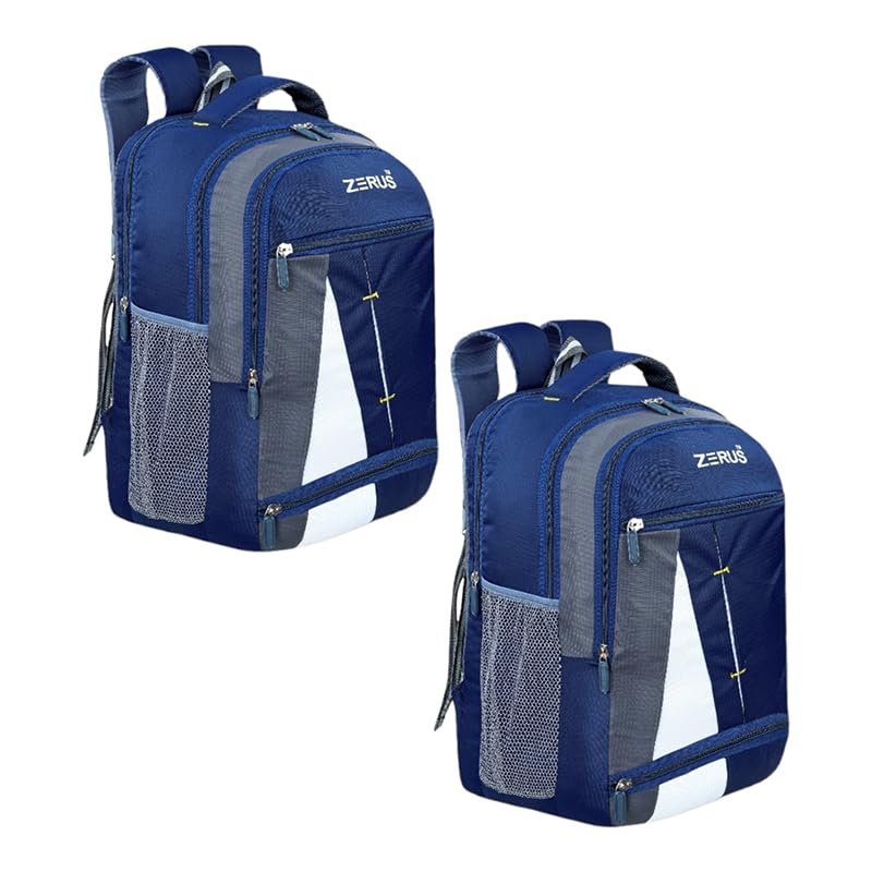 zerus Combo of 2 Backpacks for Men & Women Stylish School College Bag & Travel Backpack-picture-47