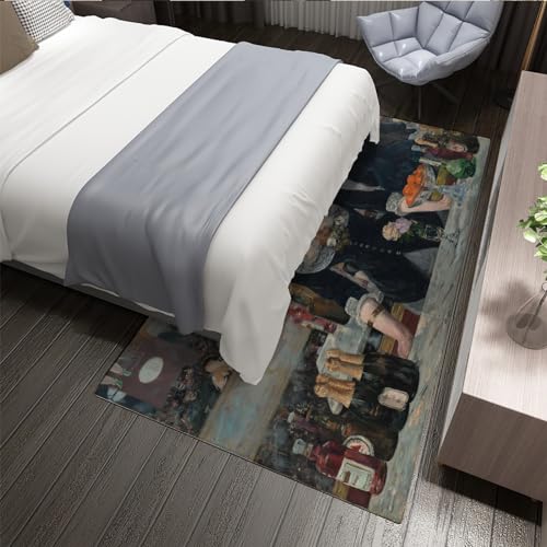 Tapis Edouard Manet doux et lavable 120x210cm pour salle de jeux