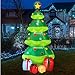 Best Choice Products 10ft Inflatable Christmas Tree, Large Lighted Outdoor Blow Up Holiday Decor for Yard, Lawn, Backyard, Home w/ 10 LED Lights, Color-Changing Star, Lighted Gifts