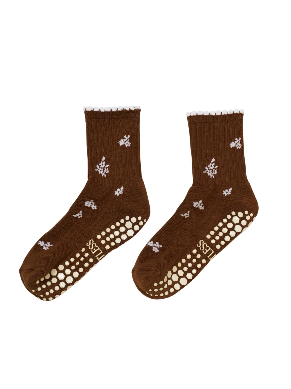 Shapes Studio Pilates Grip Socks for Women, Non-Slip Reformer Pilates Socks, Cute Grippy Socks for Barre, Yoga &amp; Workout