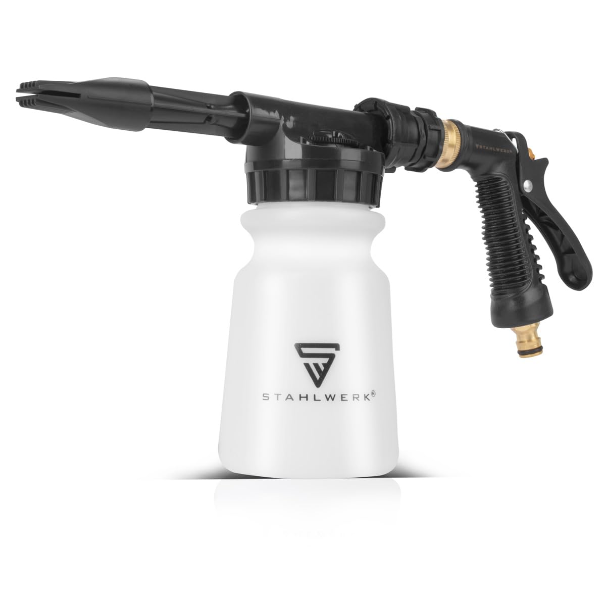 STAHLWERK Pistola de Espuma para Lavado de Coches RP-91 ST con Recipiente extraíble para el Producto de Limpieza | Pistola de Limpieza para la Limpieza Profesional | Limpiador de Coches Apto
