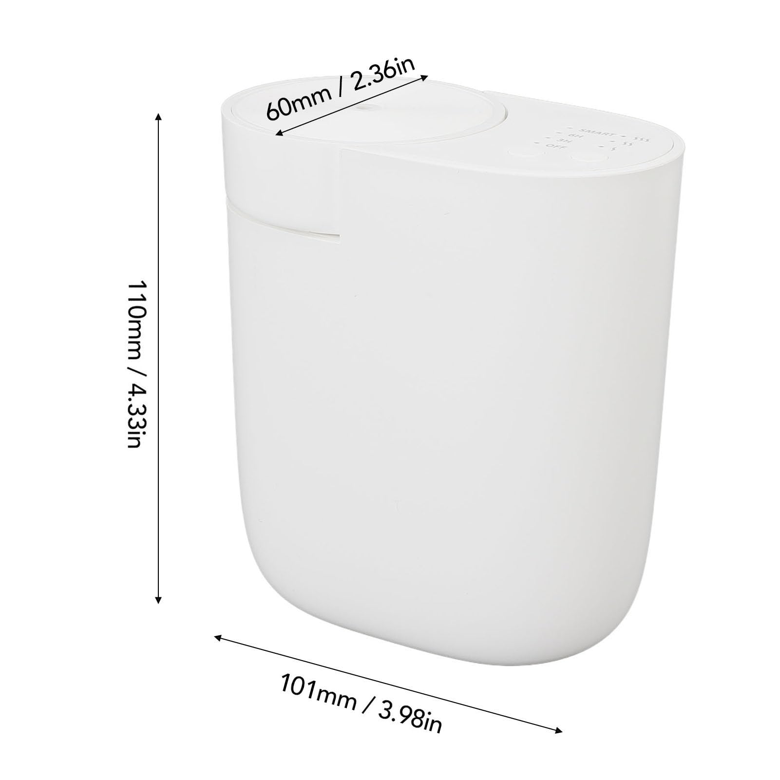 Generic Dyfuzor Zapachowy z wtyczką 60 Ml Bluetooth i Sterowanie za pomocą przycisków. Trwały do ​​samochodów i Klubów rekreacyjnych. Plastik