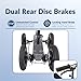 KneeRover All Terrain Fusion Patented Knee Scooter with 4 Wheel Steering - Knee Walker for Adults for Foot Surgery, Broken Ankle, Foot Injuries - Heavy Duty Knee Rover Scooter for Broken Foot