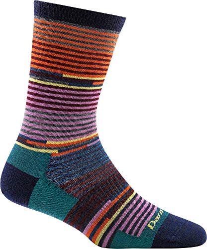Darn Tough Pixie Crew Light Sock - Women's Navy Medium Cover