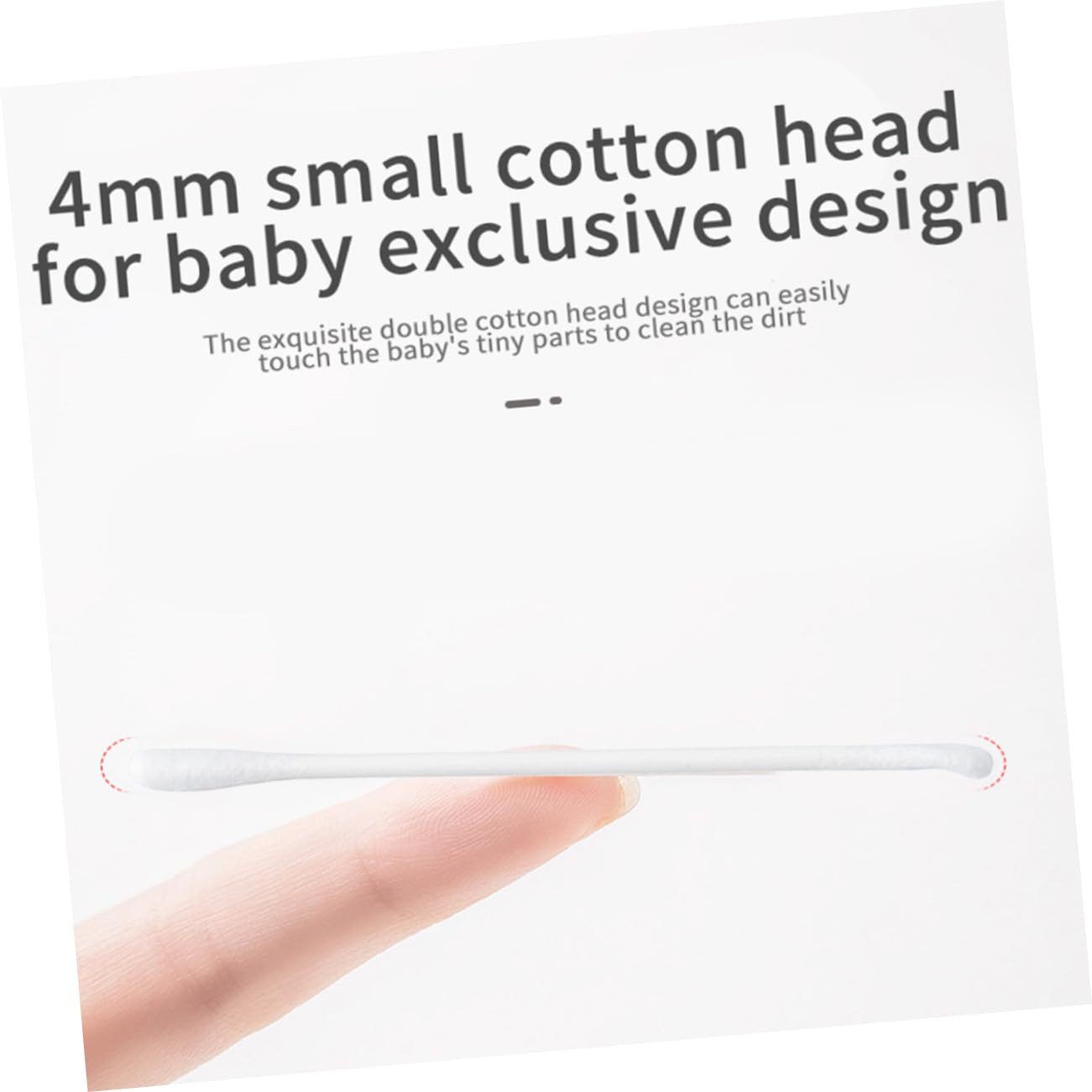 Disposable Double End Cotton Swabs for Box of Cotton Swabs with Ear Cleaner Tips and Spiral Ends Safe Ear Wax Removal Sticks