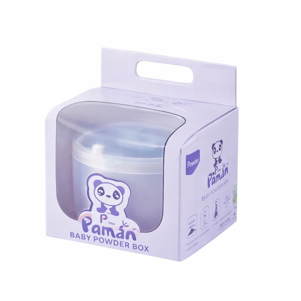 Soft Powder Puff for Baby & Personal Care | Reusable Powder Applicator with Storage Box | Gentle Touch Puff for Daily Use | Lightweight & Easy to Handle | Random Color-image-3