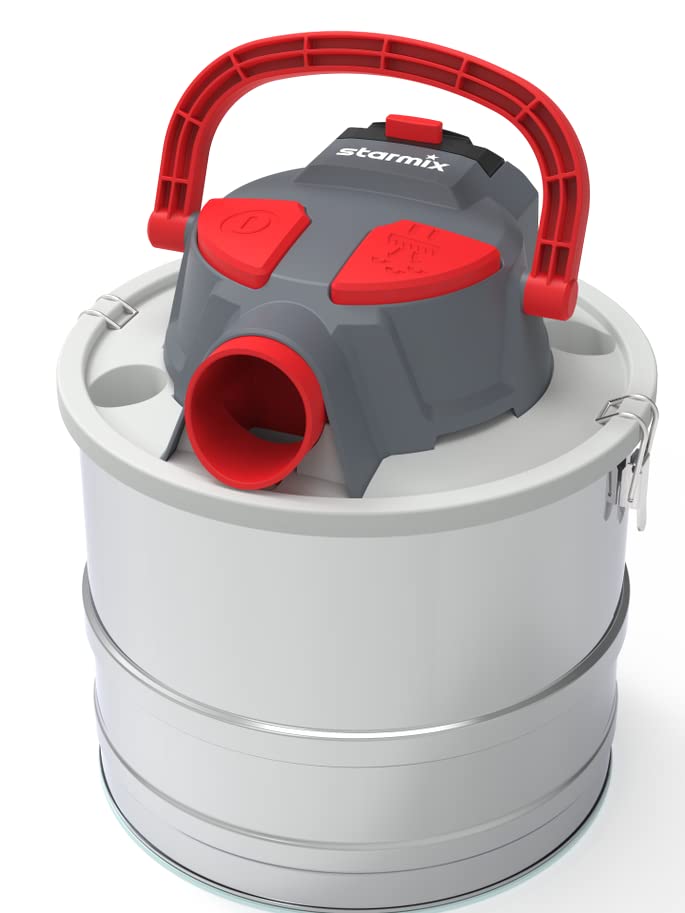 Güde Aspirateur à Cendres Sans Fil AS 18-201-05 18V – 15L, Filtre HEPA, Batterie 2.0Ah + Chargeur – Cheminée, Barbecue, Poêle