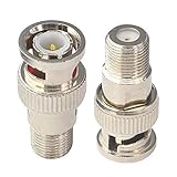 conector tipo f macho Paquete incluye: 2 adaptadores BNC macho a F hembra.
