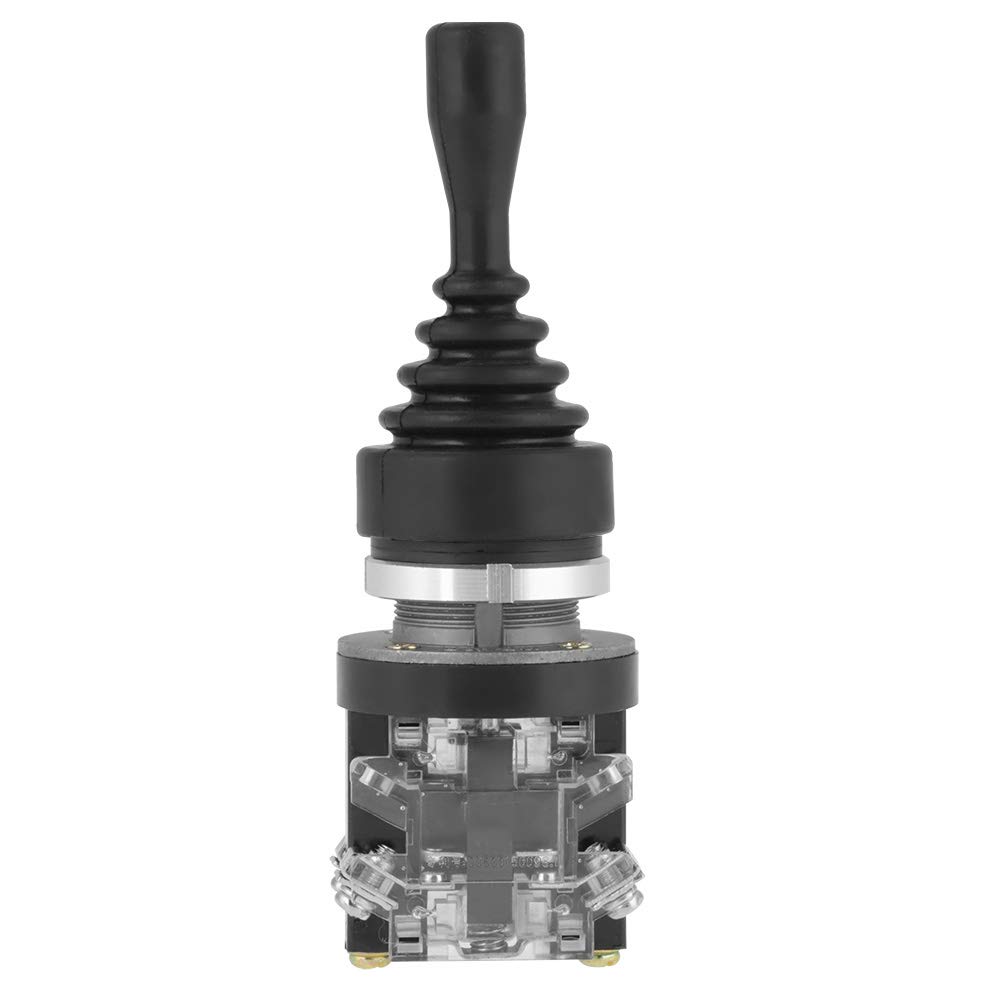 MLMLH Joystick Interruttore 4 Posizioni Comandi 1pz di Ritorno A Molla Sostituzione del Comando Joy Stick Nero