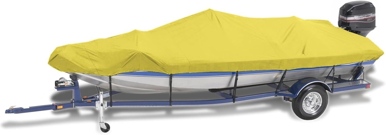 Housse pour remorque de bateau de pêche 16-18 pieds idéale hivernage