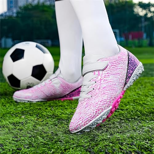 Soccer Cleats for Kids Turf Soccer Shoes Indoor Boys Girls Football Shoes Youth TF AG Artificial Ground Trainning Athletic Sneakers Outdoor2