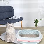 Cat Litter Box Liners, 60 Count Jumbo Extra Durable Large Drawstring Kitty Litter Pan Bags Waste Bags Pet Cat Supplies (36" x 18")