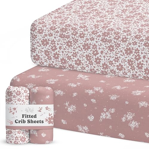 Crib Sheets Neutral - Fitted Baby Crib Sheets Bed for Girl Boy - ...