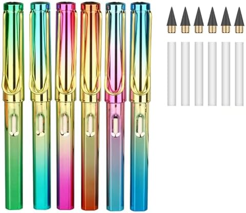 AYZTKUX Infinity Pencil Set - 6 Magic Pencils With India