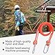 Absturzsicherungs-Lanyard, 1,6m/5,25 Fuß Kleine Stahl Schnalle Luftarbeits Nylon Sicherheitsgurtseil Outdoor-Bauversicherungs-Lanyard Für Energiebau, Stoßdämpfend Sicherheits Werkzeug-Schlüsselband