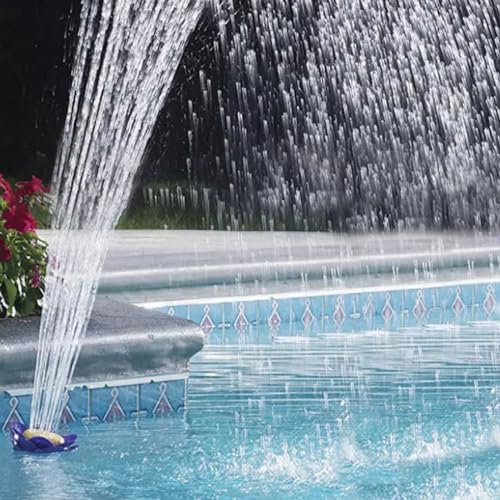 Fontaines de piscine à double fil en forme de fleur décorative - 5