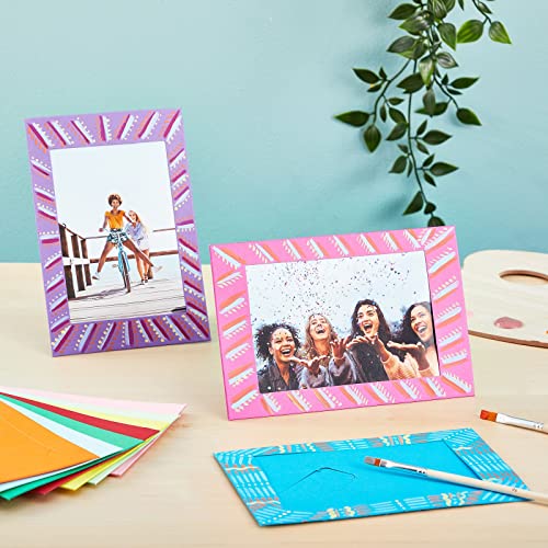 Juvale LJ-AQIXK-052919-10-1 50 Pack Colorful 4X6 Paper Picture Frames thumb #3