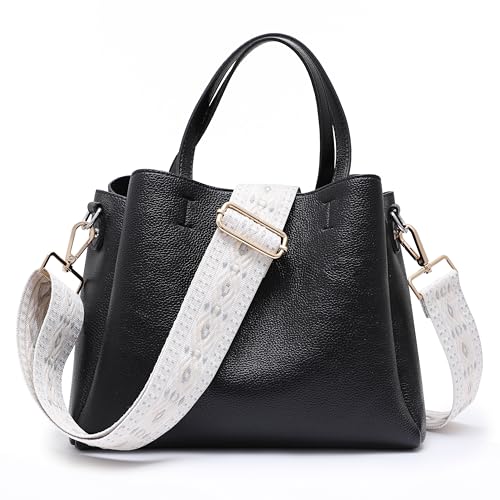 Image of Canvas Crossbody Strap for Handbags - Wide Adjustable Shoulder Strap Replacement