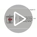 Image of HAZEL Stainless Steel Tea Serving Pot with Handle & Lid | Strong and Sturdy, Spill Proof Pouring, 400 ML
