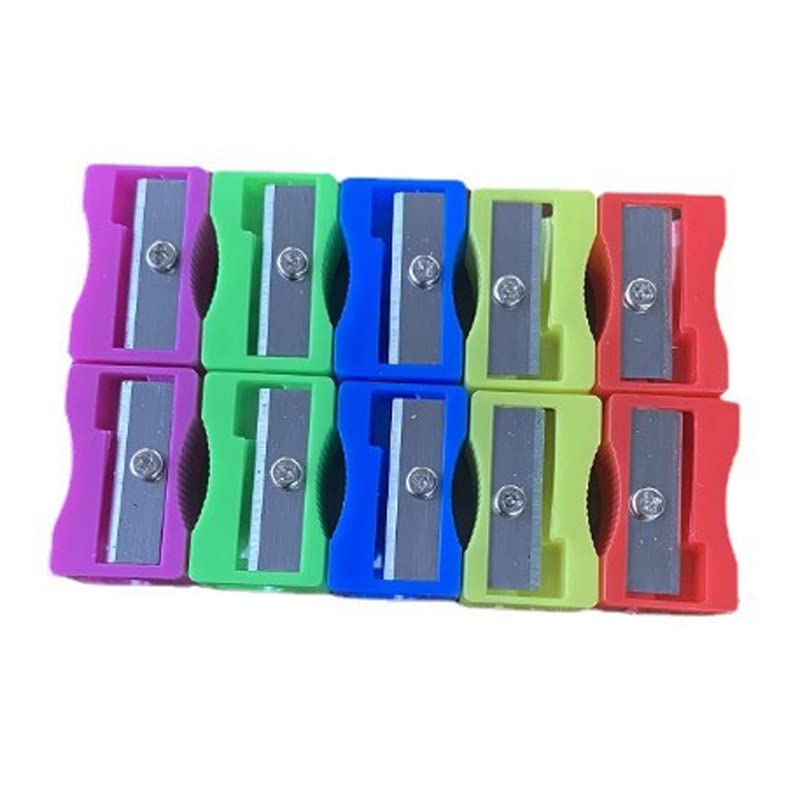 50 pièces Petit Taille-Crayon Stylo Papeterie Travail du Bois Outils à Main Bureau Fournitures Scolaires Accessoires Taille-Crayon Manuel