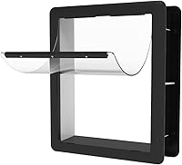 Vista 8 de Hakuna Pets Puerta esencial para mascotas para pantallas, puertas y paredes de hasta 2.8 pulgadas de grosor, para perros de hasta 20 libras