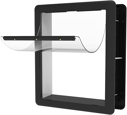 Miniatura 8 de Hakuna Pets Puerta esencial para mascotas para pantallas, puertas y paredes de hasta 2.8 pulgadas de grosor, para perros de hasta 20 libras