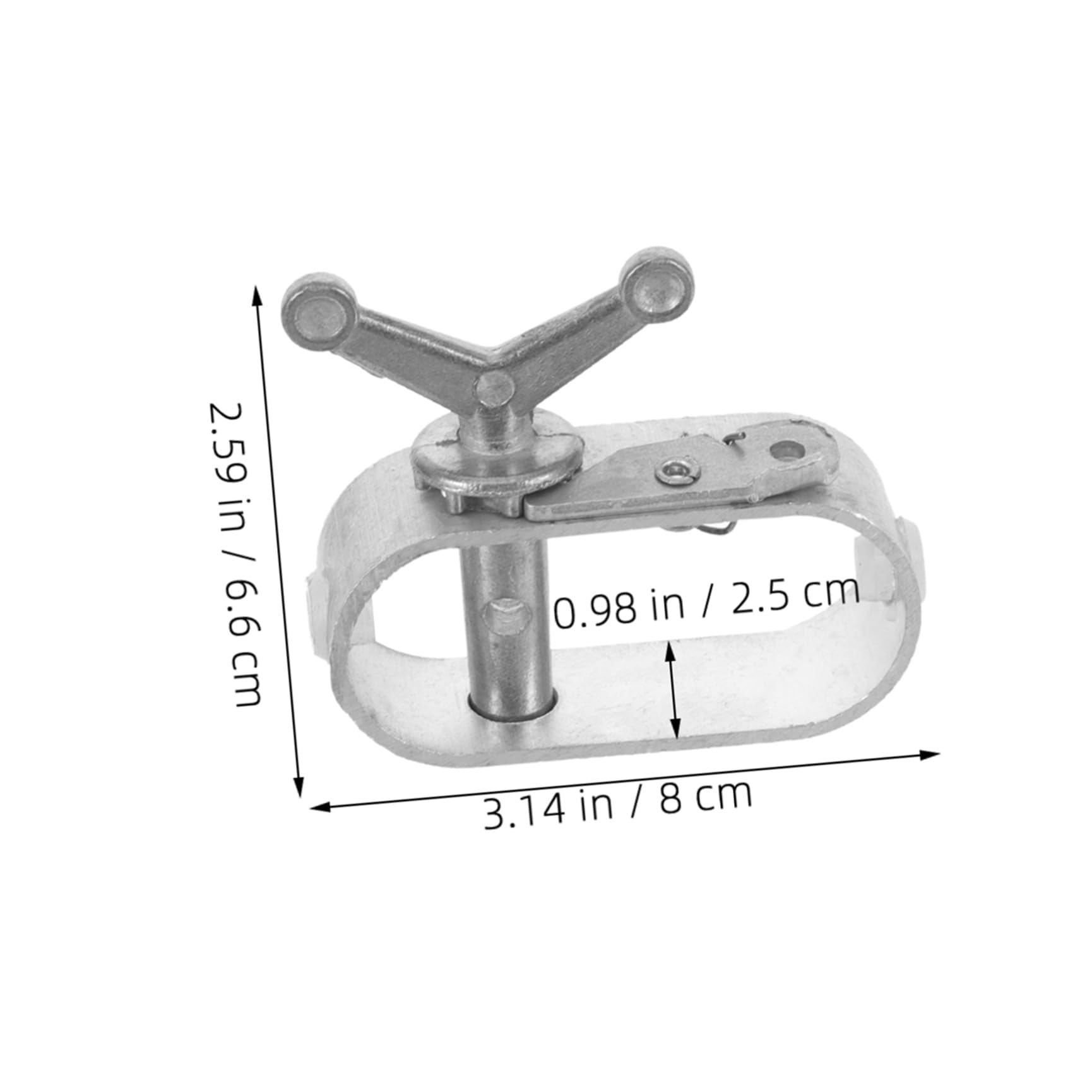 12 Pezzi Tenditore Cavo in Acciaio e Alluminio, Resistente Distribuzione Uniforme della Tensione, per Filari e Strutture Agricole