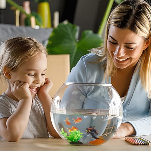 Image of onesimcr Floating Fish Tank Decorations, Aquarium Decorations, Lovely Diver Fish Tank Decorations, Floating Device Fish Tank Accessories,Suitable for All Kinds of Fish Tanks(Black)