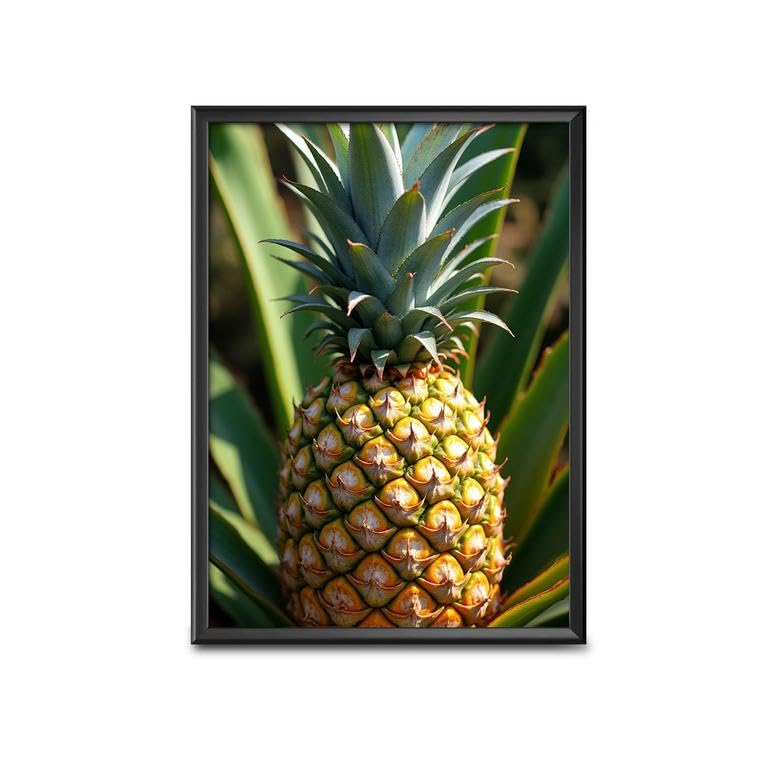 Home Decor Frames - Pineapple Fruit Modern Picture Frame Paintings for Restaurants, Hotel, Café, Dining, Living Room Decoration (8inchx12inch,Framing with Leminated Poster),FRMNGFRUTS37-image-29