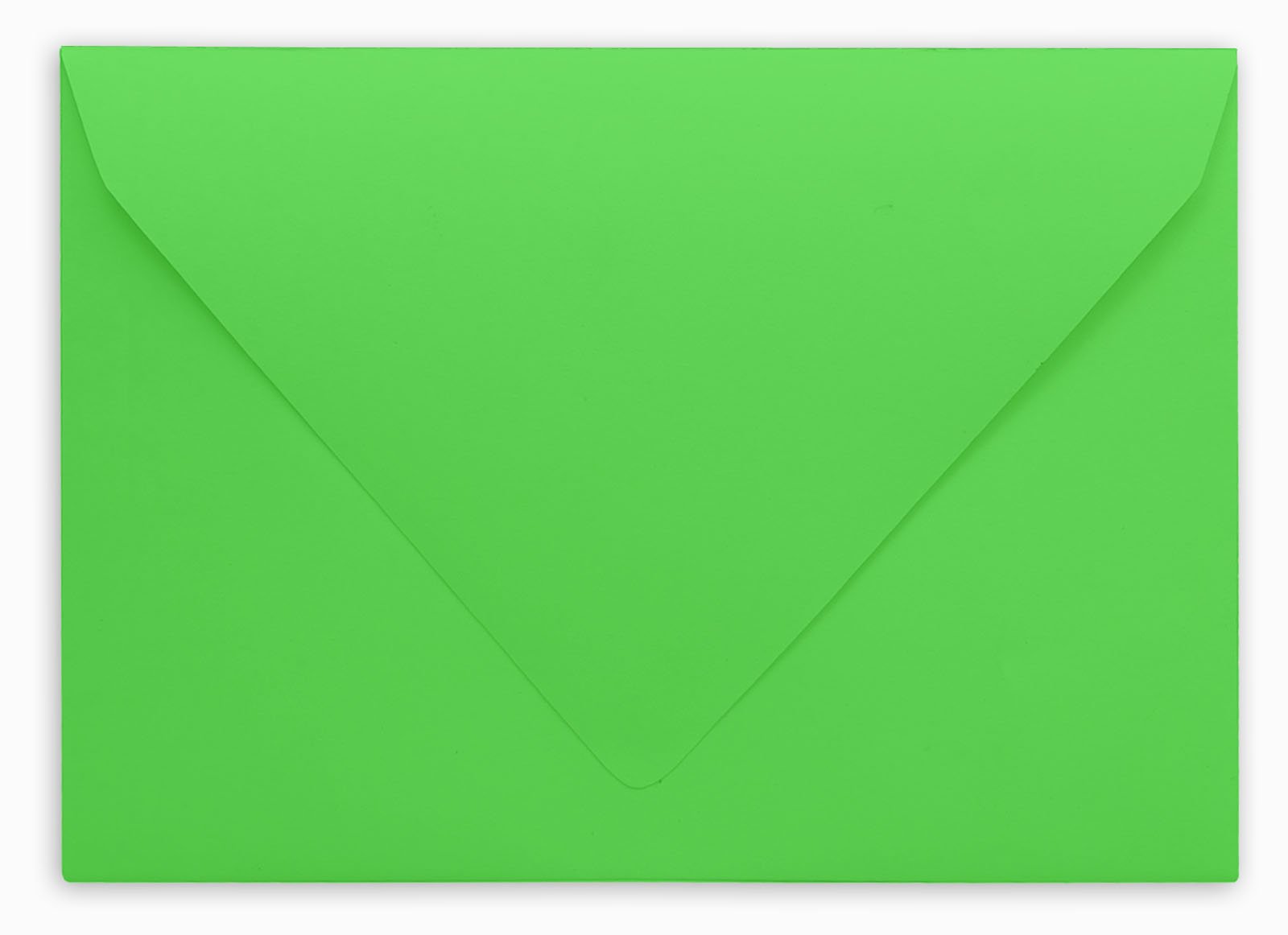 Enveloppes A6 vert clair haut de gamme 120g rabat en V autocollantes
