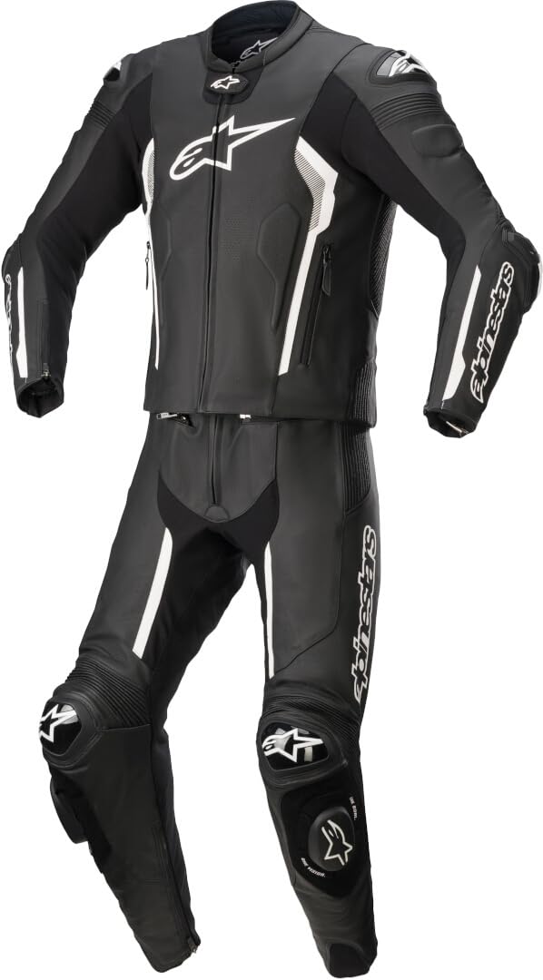 Alpinestars Missile v2 Leather Two-Piece Suit (50) (BLACK/WHITE)