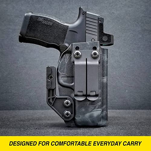 Holsterbuilder Discreet Carry Concepts Dcc Monoblock Clip - Holster Sheath Belt Clip Clasp - Customized Fit Concealed Carry Holster - Dark Matte Grey Metal Mounting Hardware #TOP5