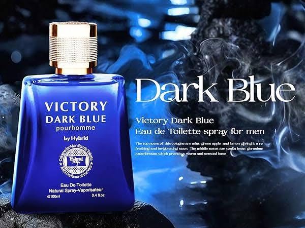 Victory Dark Blue Eau de Parfum for Men, 100ml image 4