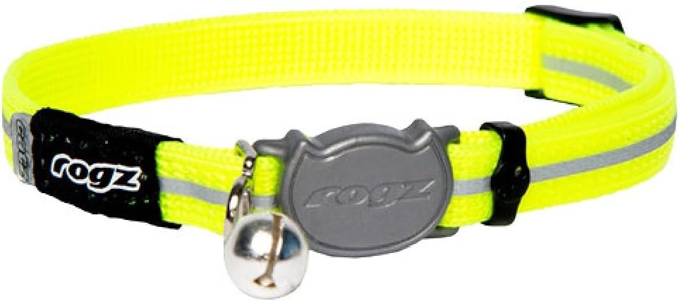 ALLEYCAT CAT COLLAR WITH BREAKAWAY BUCKLE AND NIGHT TIME VISABILITY (Daylgo))
