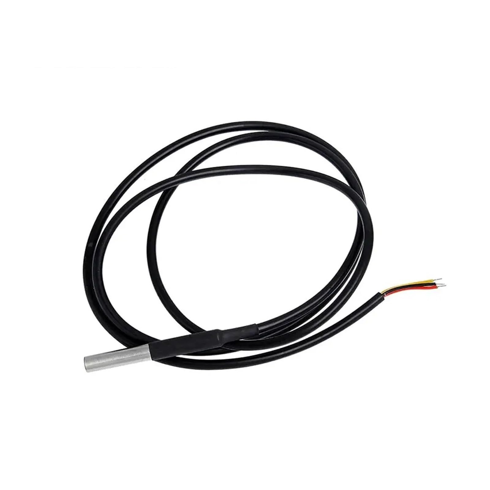 10 sensores de temperatura de rosca DS18B20 impermeables de acero inoxidable, paquete de 1 m, 2 m, 3 m, 5 m, cable 18B20 (10 unidades - 2 m)