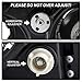 ACANII - For [Halogen Model Only] 2013-2016 Mazda CX-5 LED DRL Light Tube Black Housing Projector Headlights Headlamps