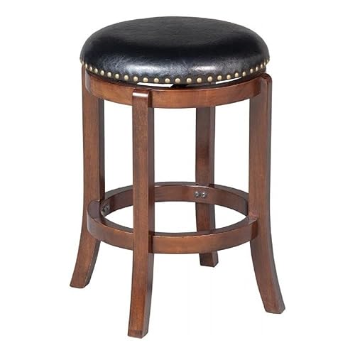 Boraam Cordova Counter Height Swivel Stool, 24-Inch, Cappuccino