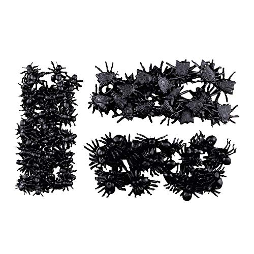 W WIDMANN MILANO Party Fashion 8243F - Ameisen, Spinnen und Fliegen Set, Dekoration, Horror, Halloween, Mottoparty