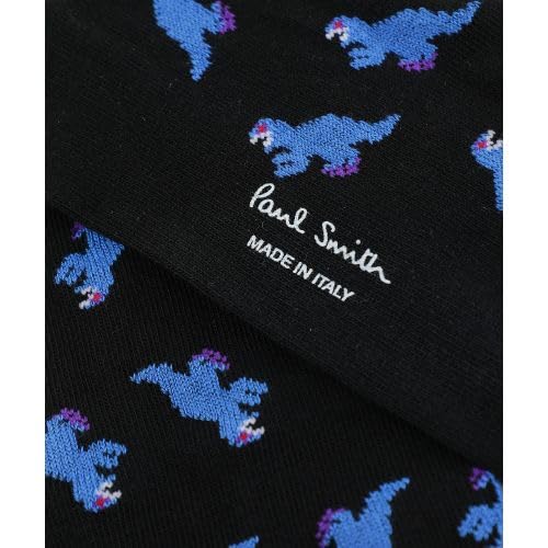 PS Paul Smith MEN SOCK DINO ALLOVER,BLACK,02