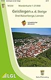 geislingen  W230 Wanderkarte 1:25 000 Geislingen a. d. Steige: Drei Kaiserberge, Lonsee
