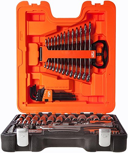 Bahco Bhs103 1/4" - 1/2" Socket Set, With Combination Spanners, 103 Pcs, Orange #TOP3