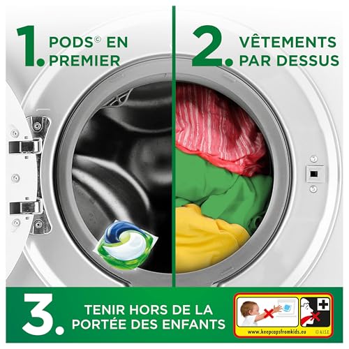 Ariel Pods 3en1 Alpine lessive en capsules pour 88 lavages