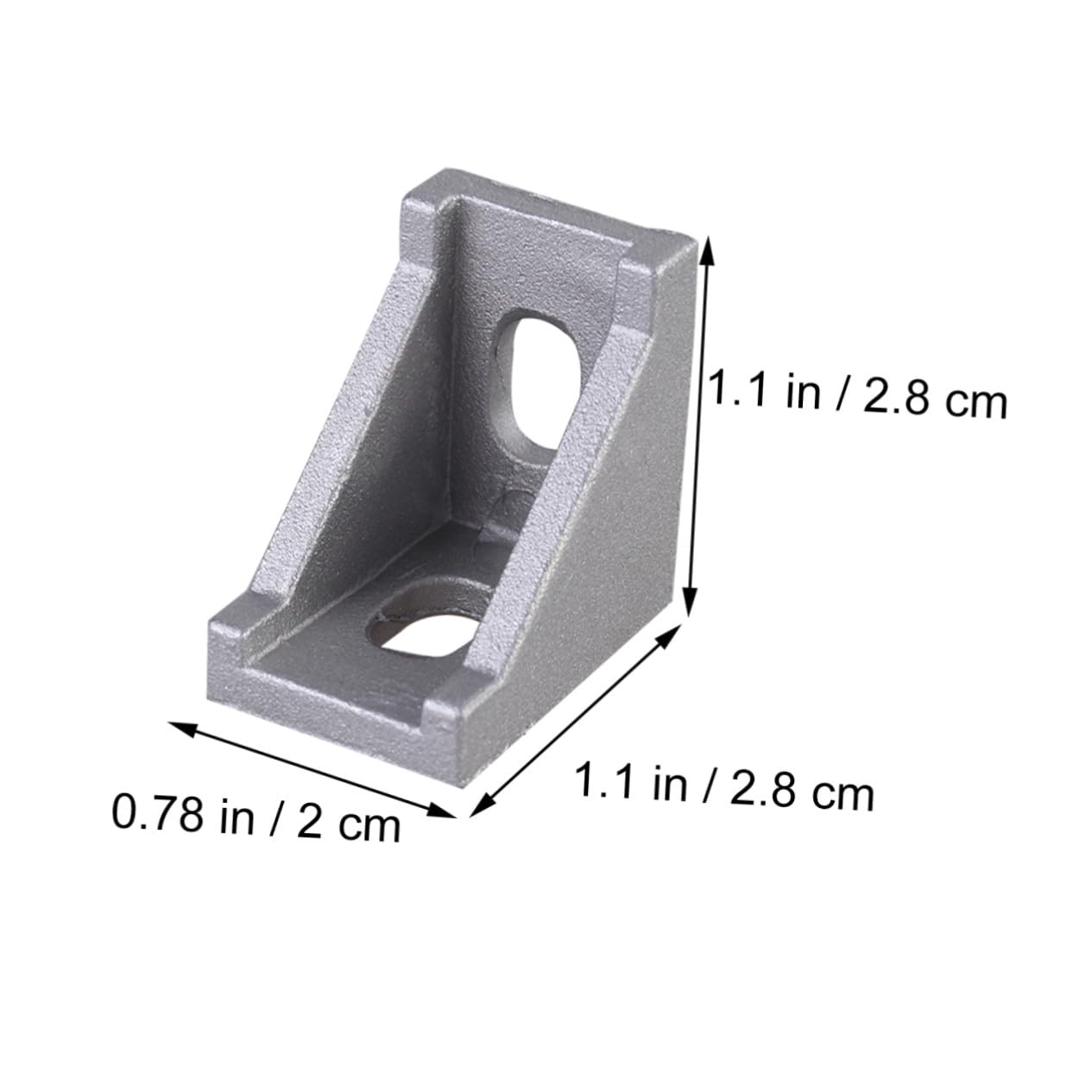 50 Stück Teiliges Aluminiumlegierung Winkelverbinder Eckverbinder für Aluminiumprofil Nut Aluminiumprofil Befestigungsmaterial für Cnc Robotik Projekte