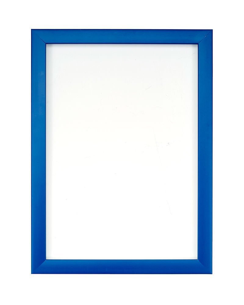Rainbow Range Picture/Photo/Poster frame with Real Glass - Moulding 19mm Wide and 16mm Deep - (21.0 x 29.7cm) Blue A4