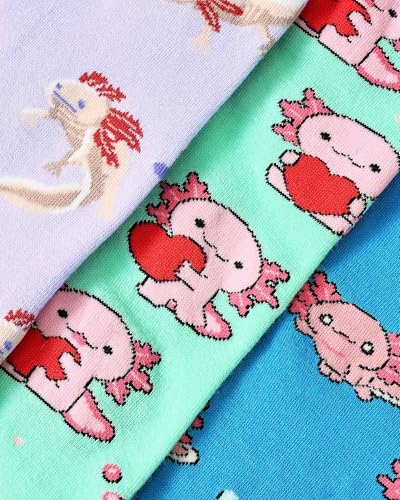 Image of Belloxis Knee High Socks for Women & Teen Girls, Cute Fun Pattern Long Socks for Daily Wear, Holiday Birthday Gift Ideas