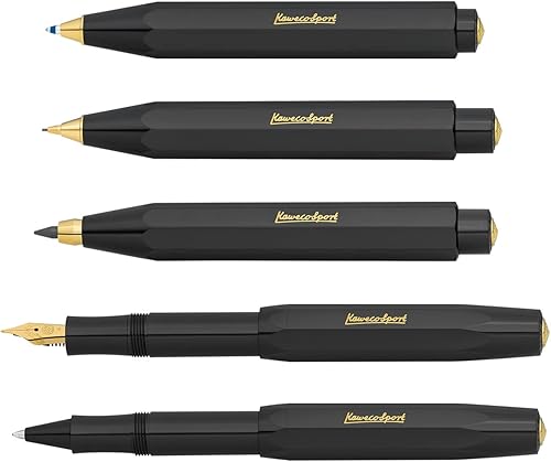 Miniatura 7 de Kaweco Classic Sport Fountain pluma color negro con plumín fino
